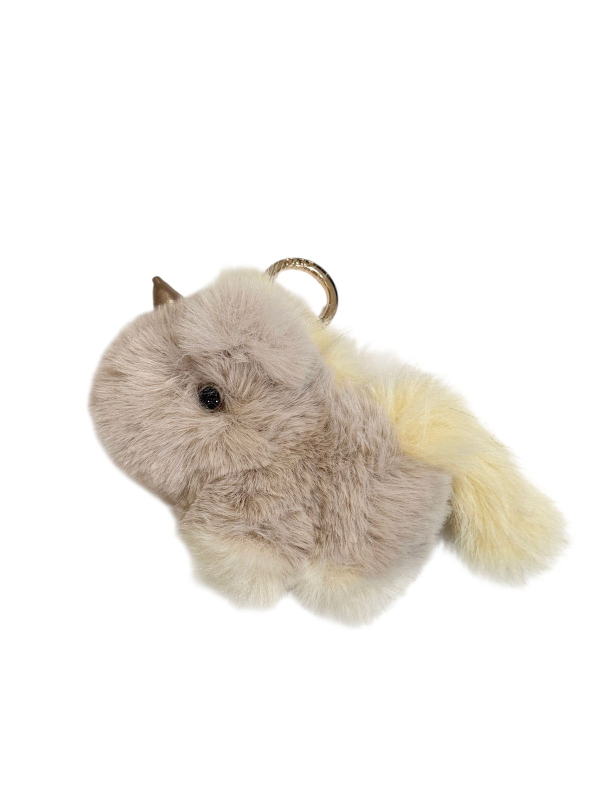 UNICORN BAG CHARM SAND W/PALE YELLOW