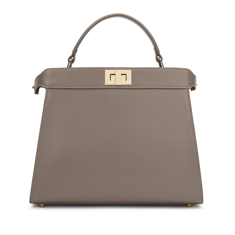 LEATHER MEDIUM LADY BAG NAPPA TAUPE