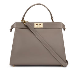 LEATHER MEDIUM LADY BAG NAPPA TAUPE