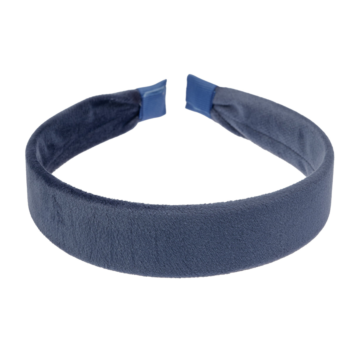 VELVET HAIR BAND COUNTRY BLUE