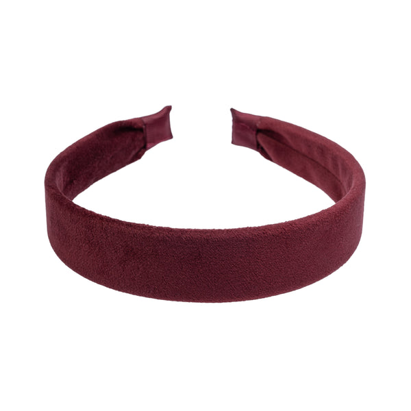 VELVET HAIR BAND MAROON