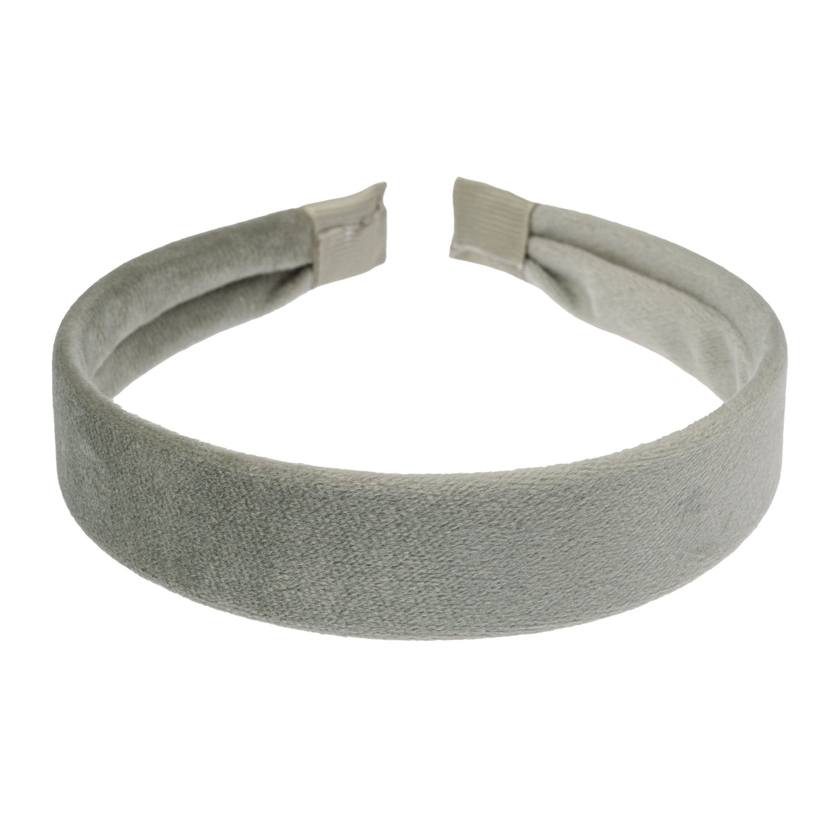 VELVET HAIR BAND MILIEU GREEN