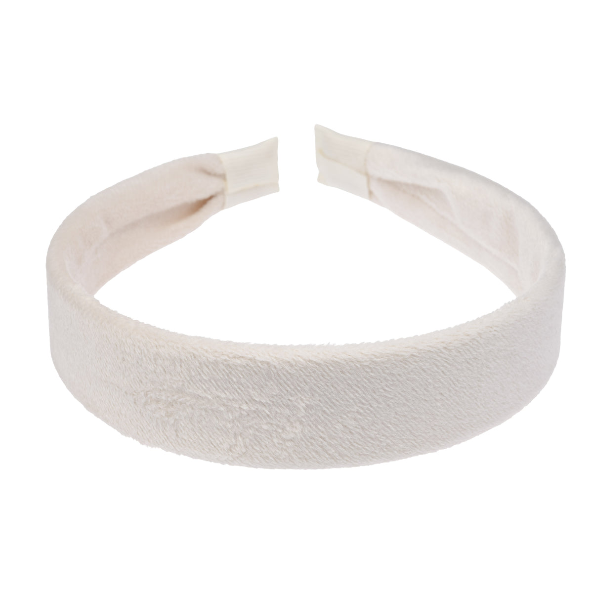VELVET HAIR BAND OFF WHITE