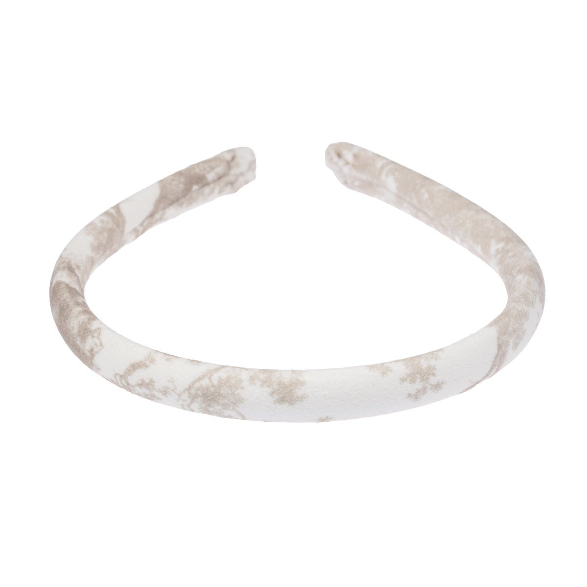 VELVET HAIR BAND THIN SAND SAVANNAH PATTERN