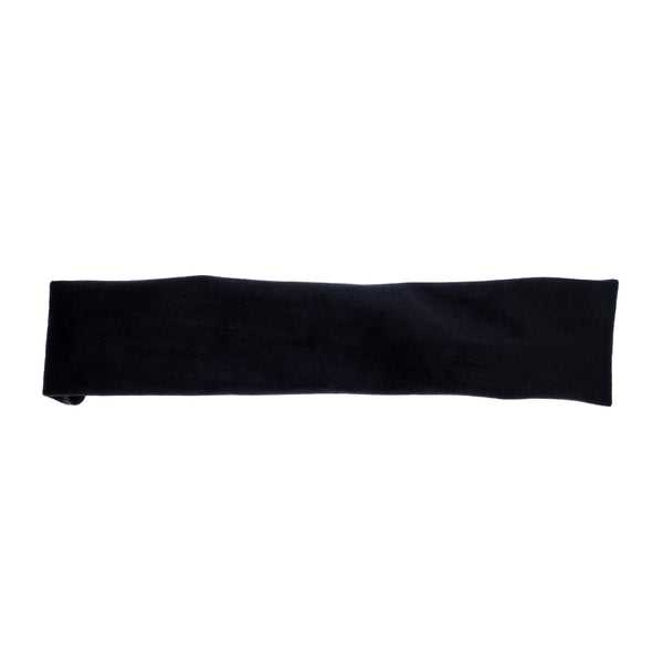 VELVET HEADBAND BLACK