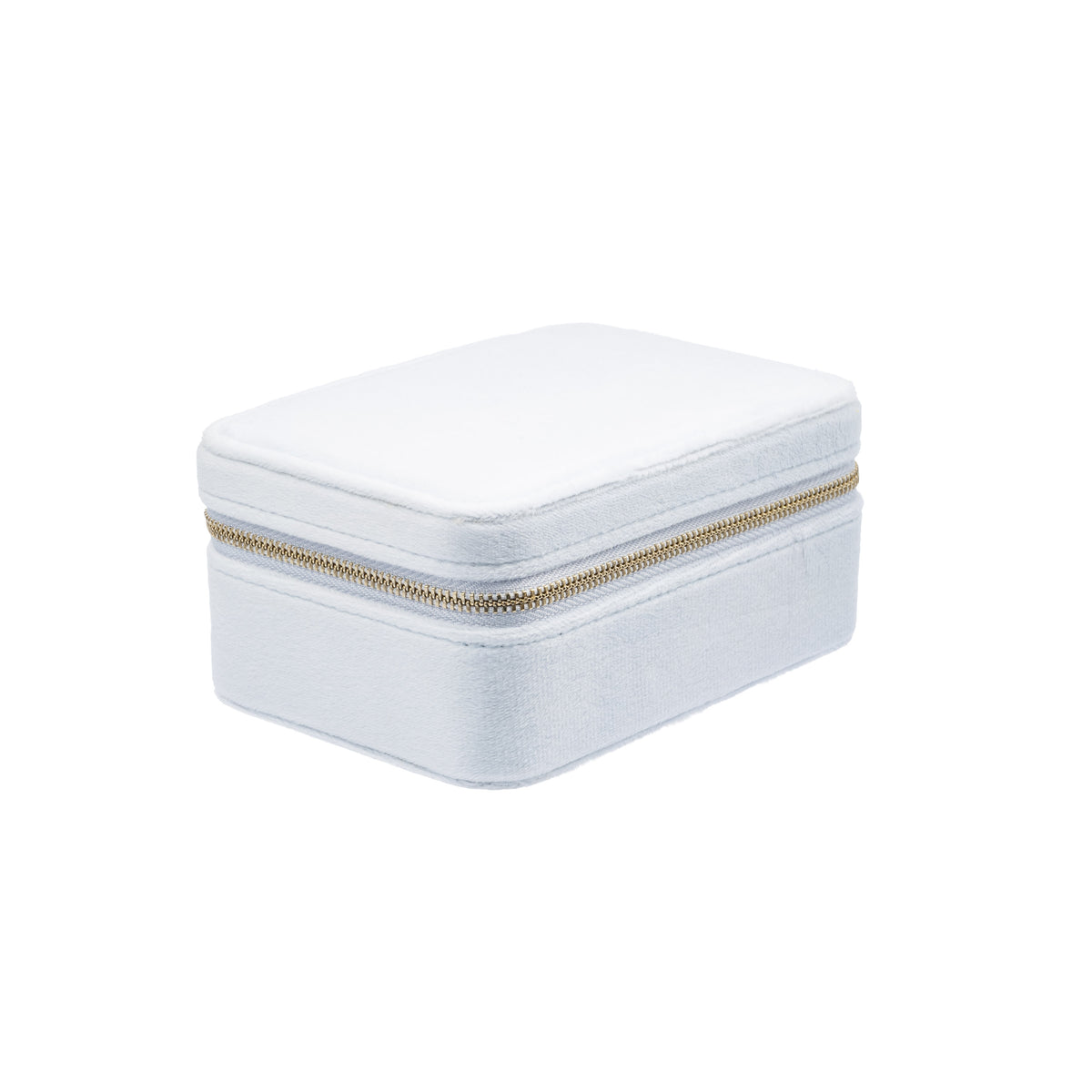 VELVET JEWELLERY BOX COOL BABY BLUE