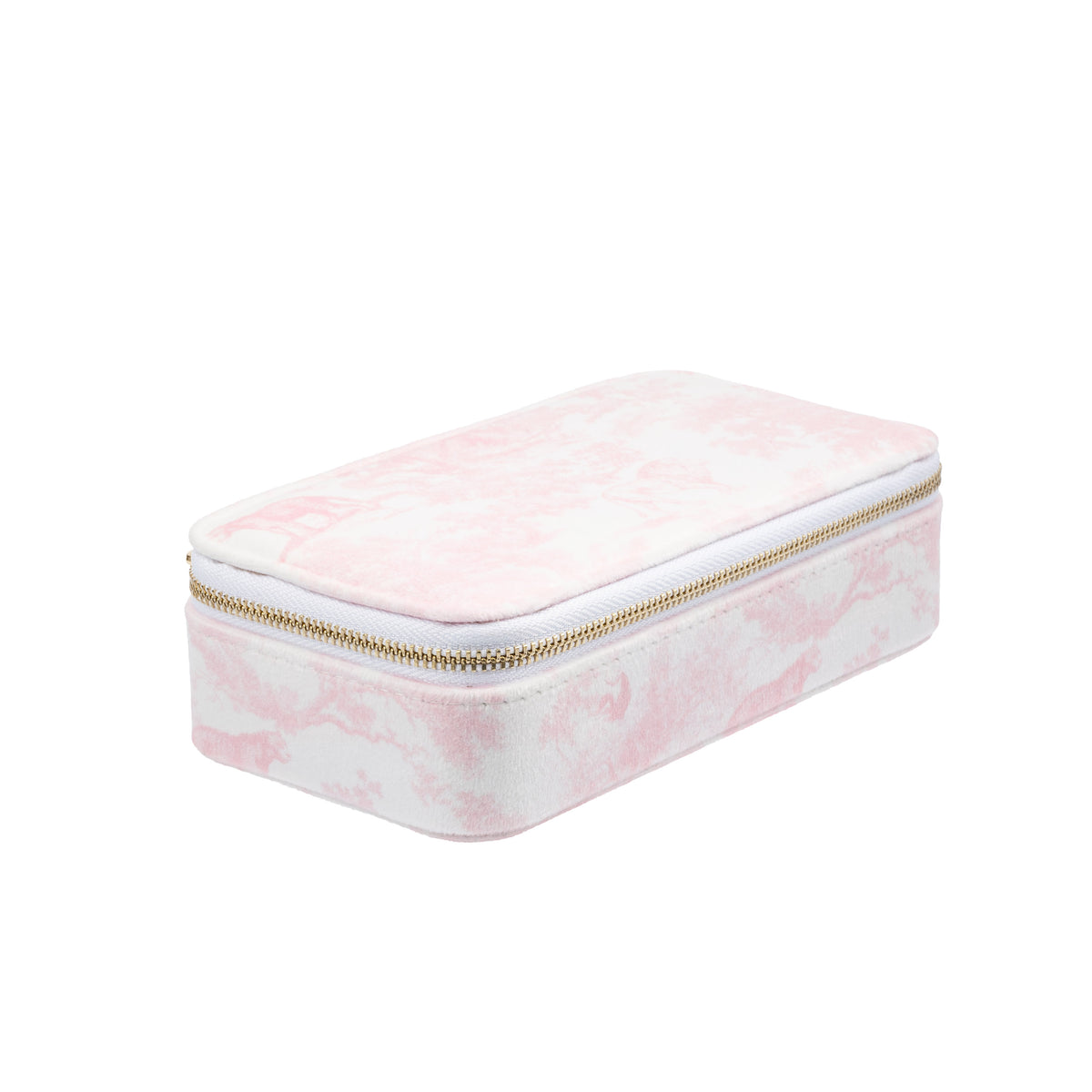VELVET JEWELLERY BOX COTTON CANDY SAVANNAH PATTERN