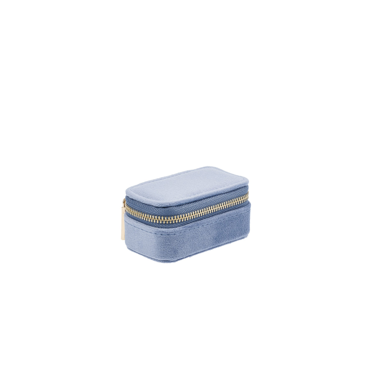VELVET JEWELLERY BOX MICRO COUNTRY BLUE