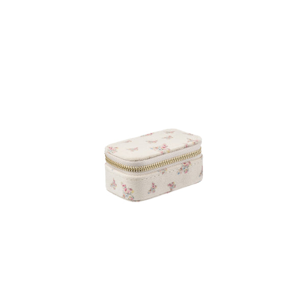 VELVET JEWELLERY BOX MICRO SAND BUTTERFLY PATTERN