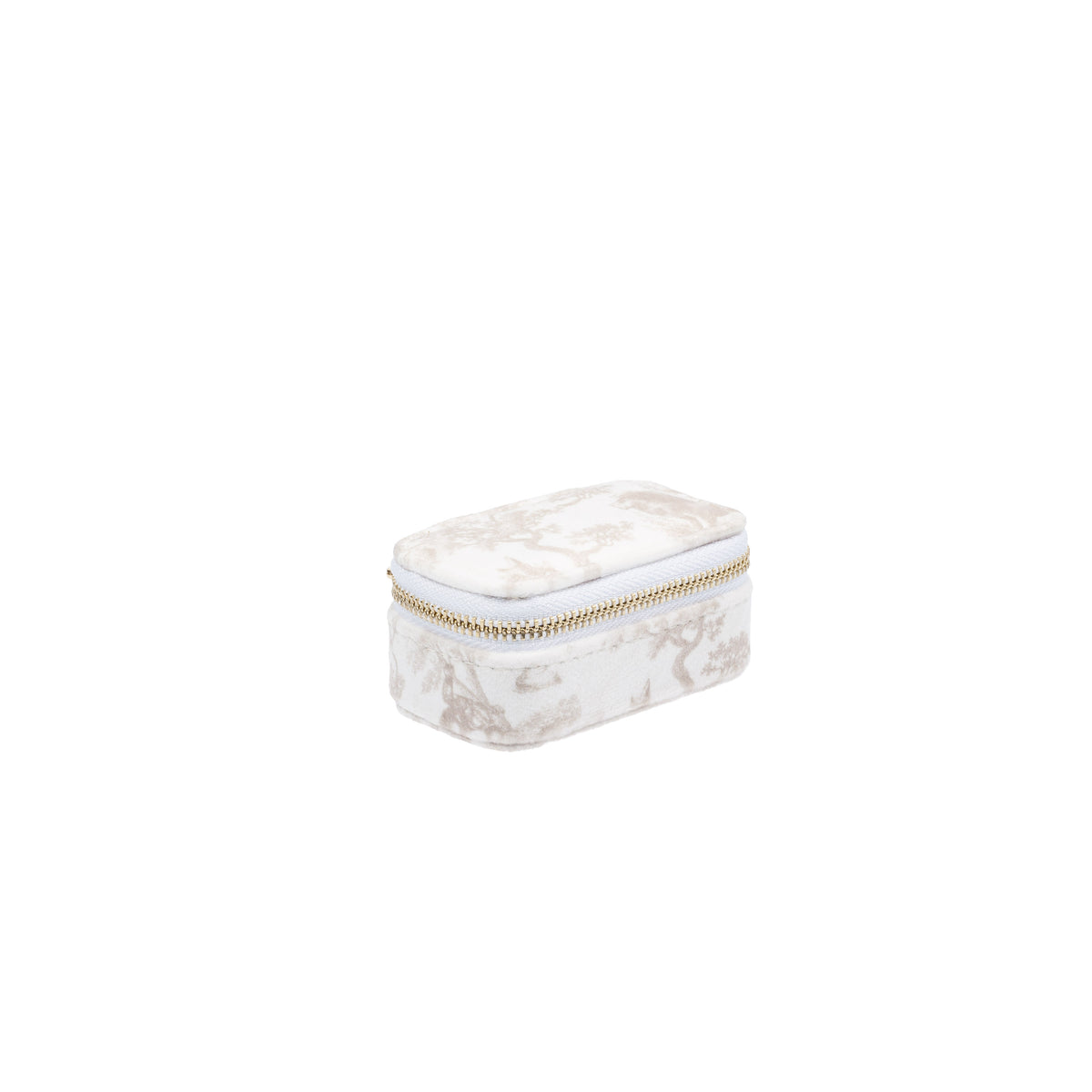VELVET JEWELLERY BOX MICRO SAND SAVANNAH PATTERN