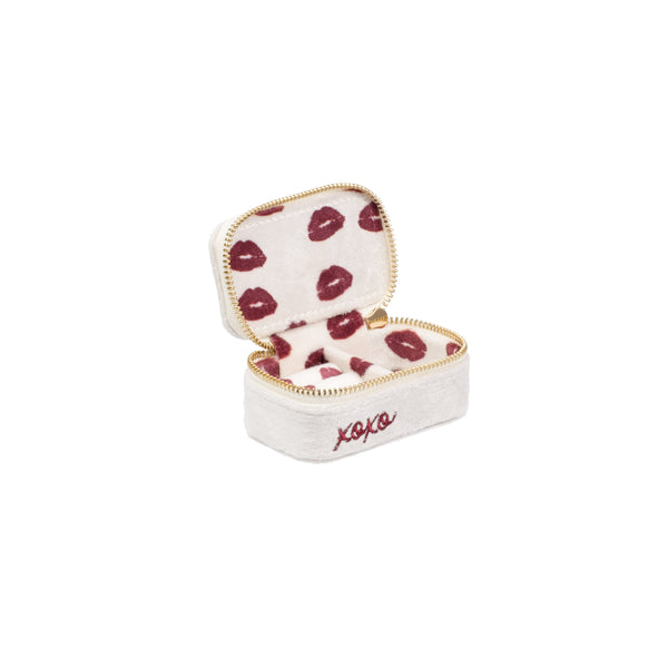 VELVET JEWELLERY BOX MICRO SANTA BABY