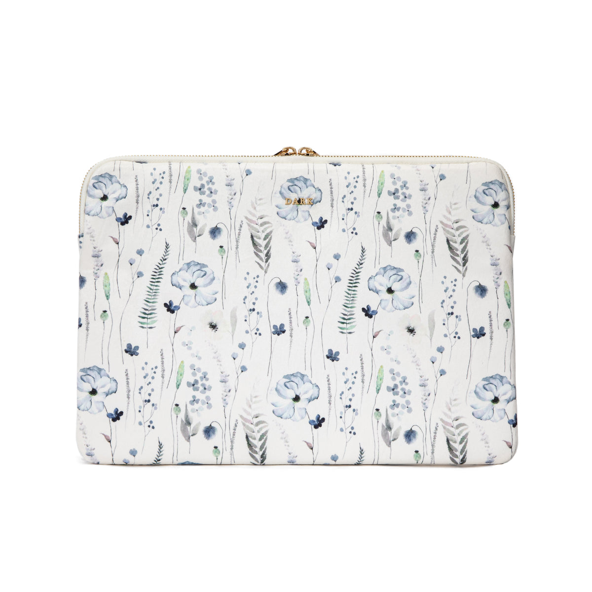 VELVET EYEWEAR CASE BLUE TONES FLOWER PATTERN VELVET EYEWEAR CASE BLUE TONES FLOWER PATTERN