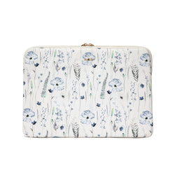 VELVET MAC COVER BLUE TONES FLOWER PATTERN VELVET MAC COVER BLUE TONES FLOWER PATTERN