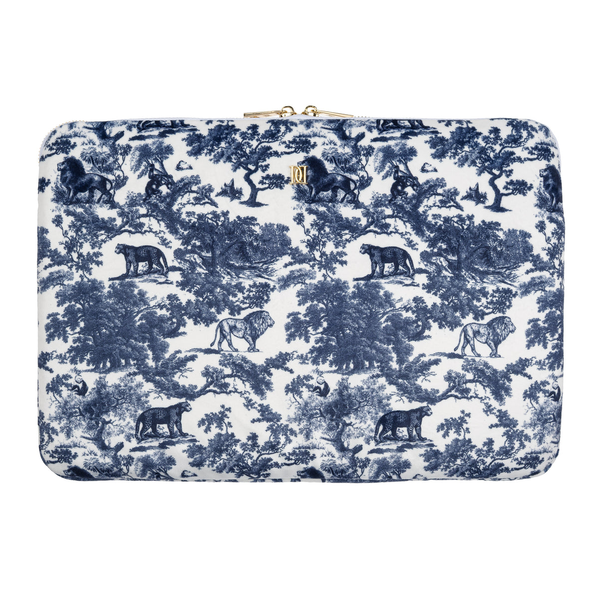 VELVET MAC COVER NAVY BLUE SAVANNAH PATTERN