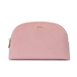 VELVET MAKE-UP POUCH LARGE LIGHT ROSE