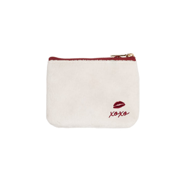 VELVET MINI POUCH SANTA BABY