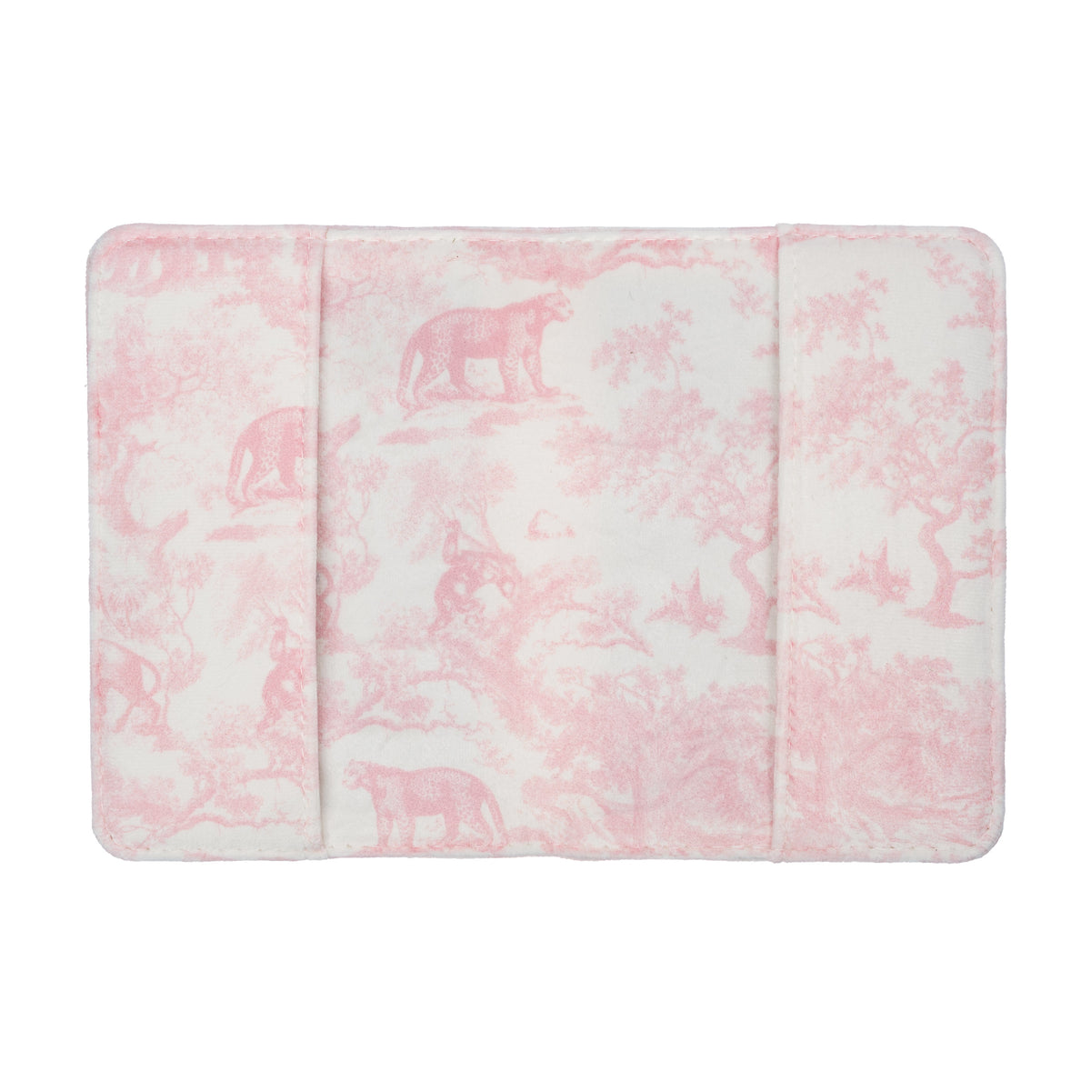VELVET PASSPORT COVER COTTON CANDY SAVANNAH PATTERN