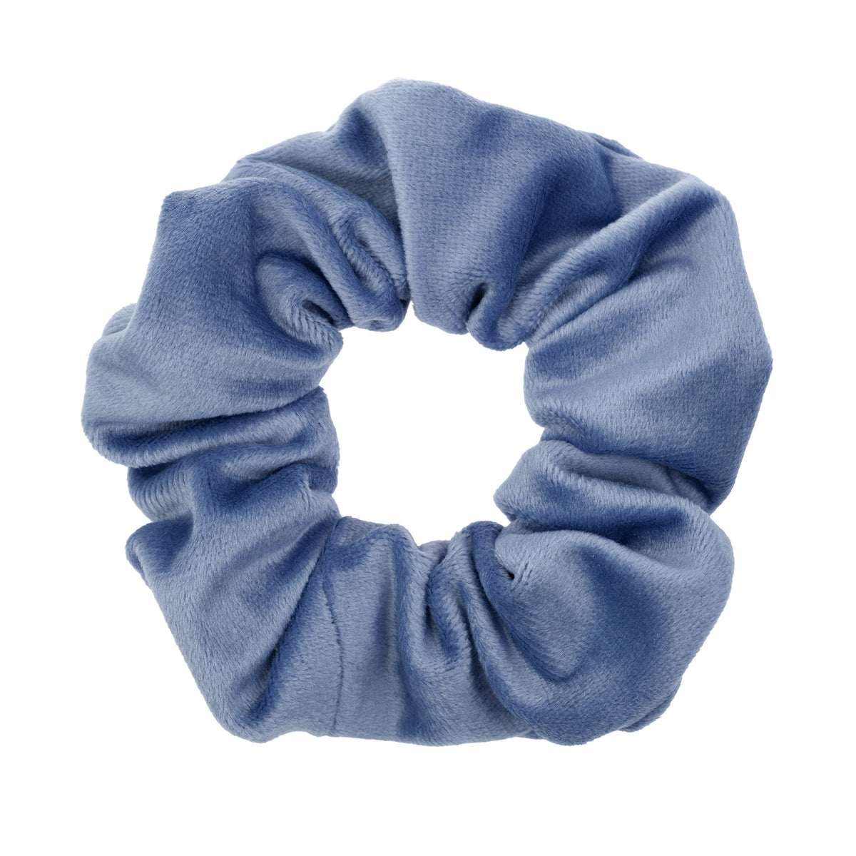 VELVET SCRUNCHIE COUNTRY BLUE