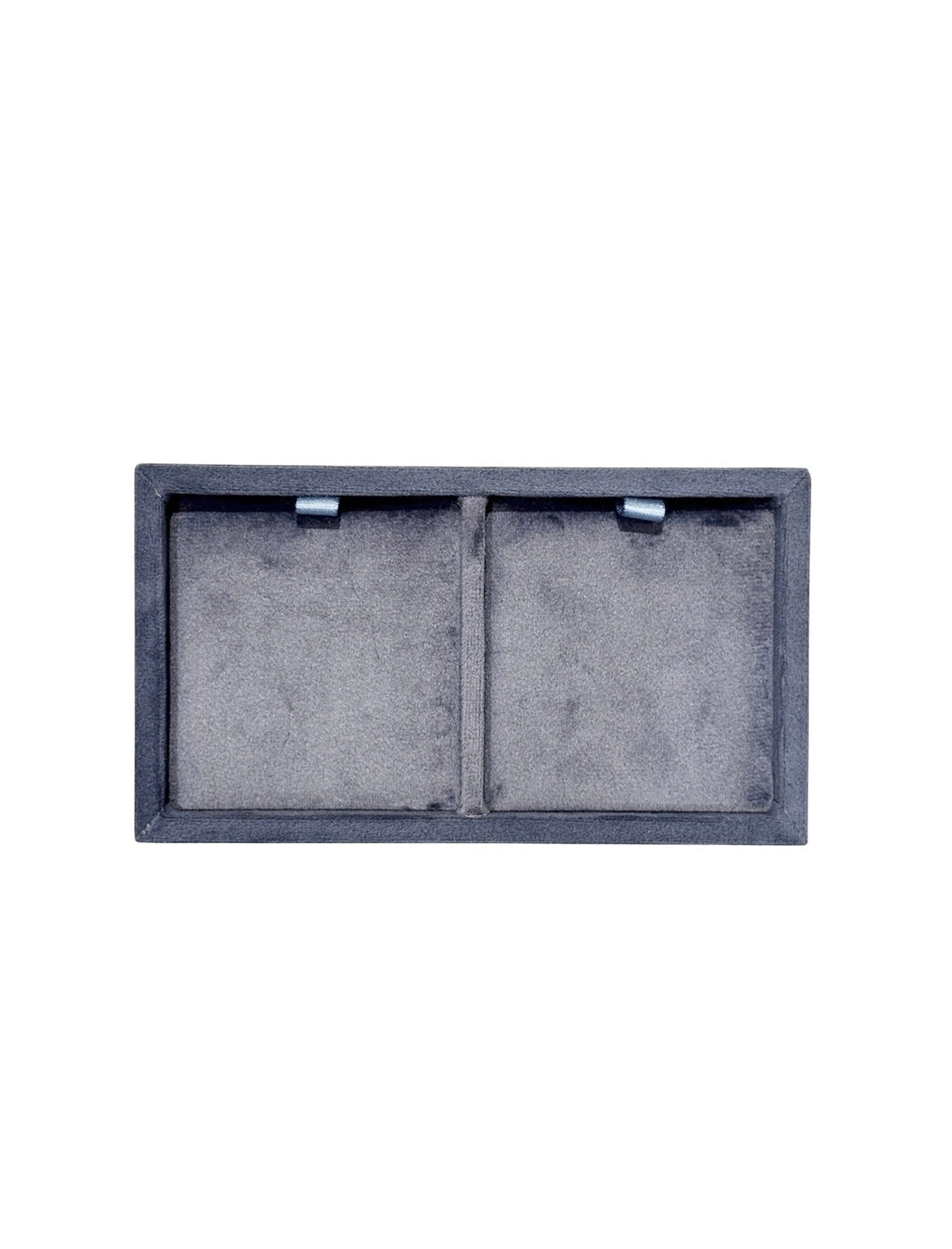 VELVET SECTION TRAY SMALL GRISALLE BLUE