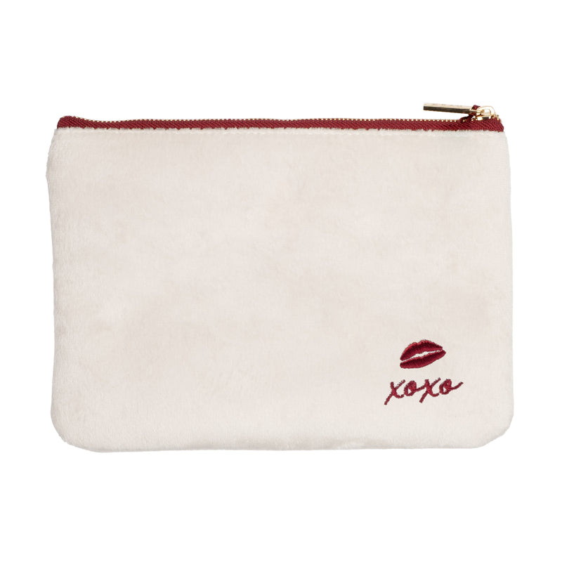 VELVET SMALL POUCH SANTA BABY