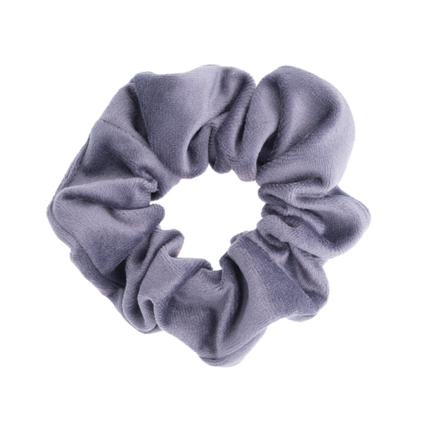 VELVET SCRUNCHIE GRISALLE BLUE