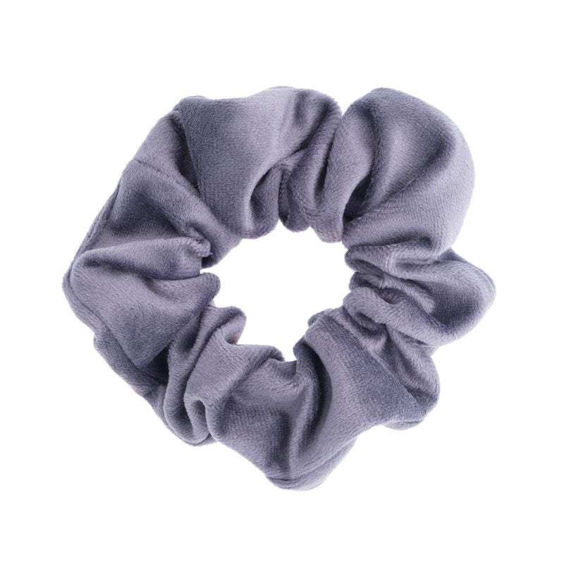 VELVET SCRUNCHIE GRISALLE BLUE