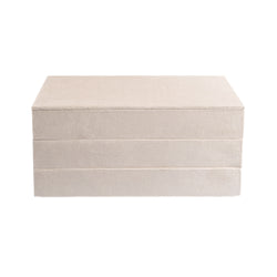 VELVET STACKER JEWELLERY BOX SAND