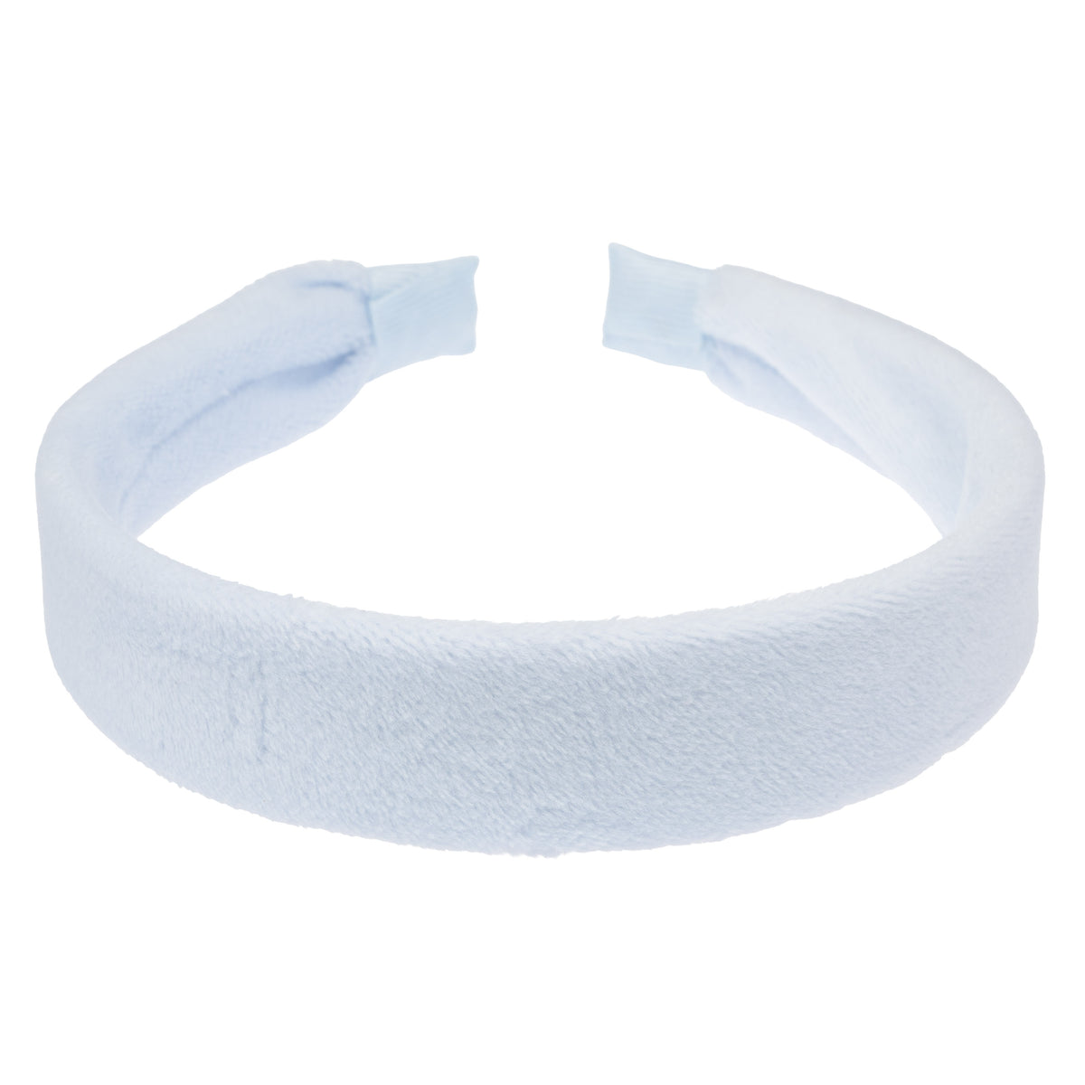 VELVET HAIR BAND COOL BABY BLUE