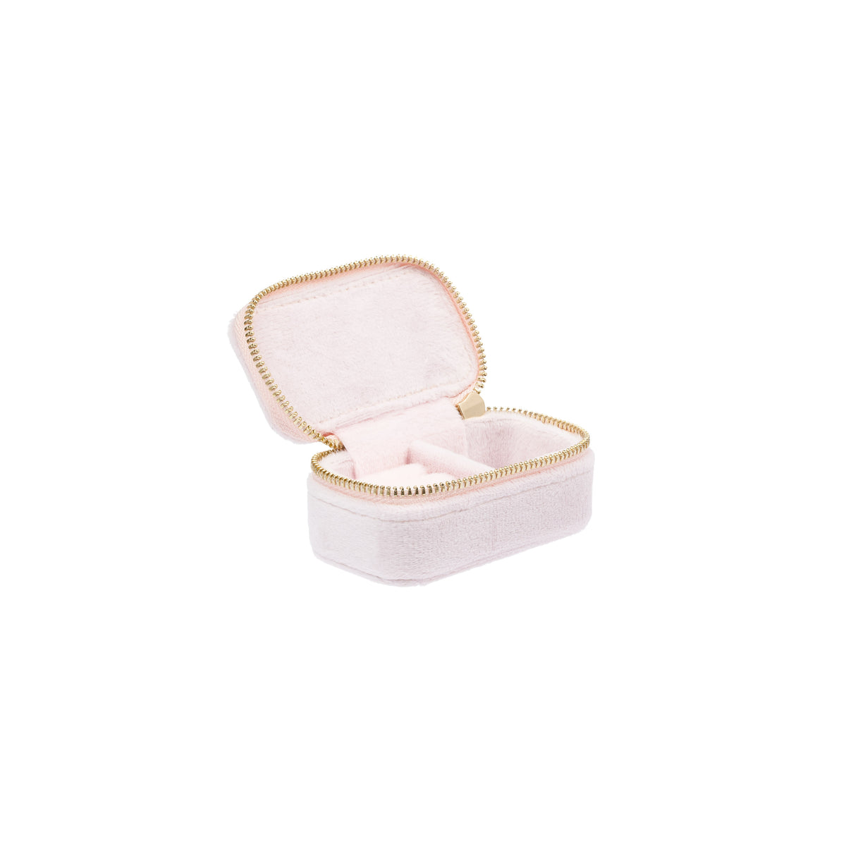 VELVET JEWELLERY BOX MICRO COTTON CANDY