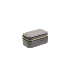 VELVET JEWELLERY BOX MICRO DARK GREY