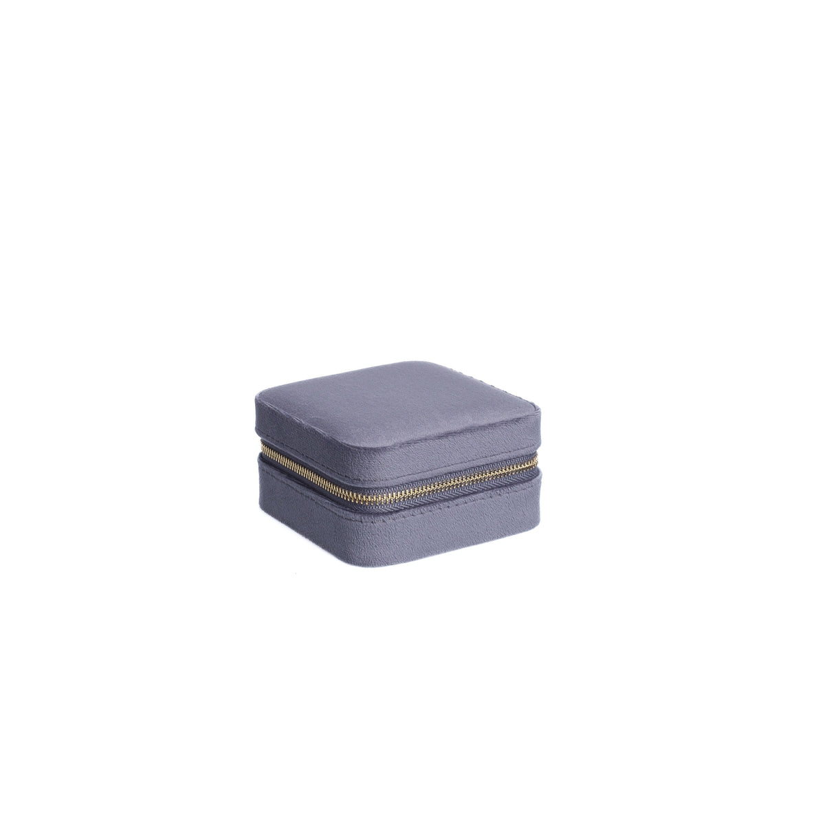 VELVET JEWELLERY BOX MINI GRISALLE BLUE