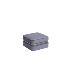 VELVET JEWELLERY BOX MINI GRISALLE BLUE