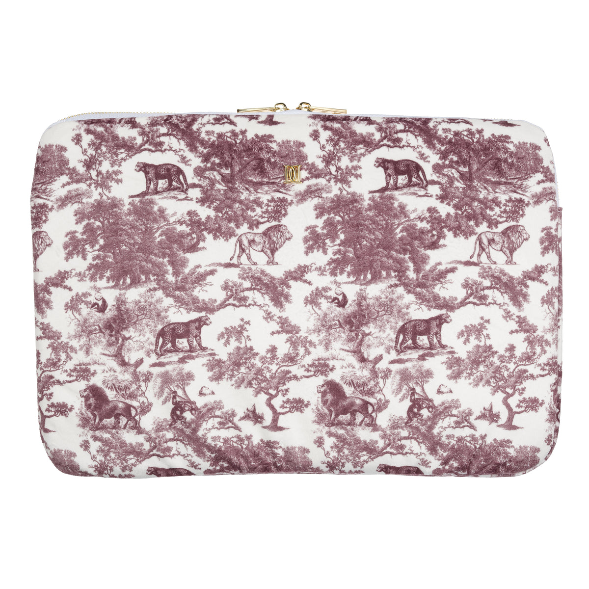 VELVET MAC COVER BORDEAUX SAVANNAH PATTERN