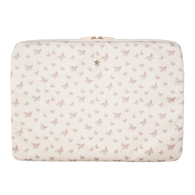 VELVET MAC COVER SAND BUTTERFLY PATTERN