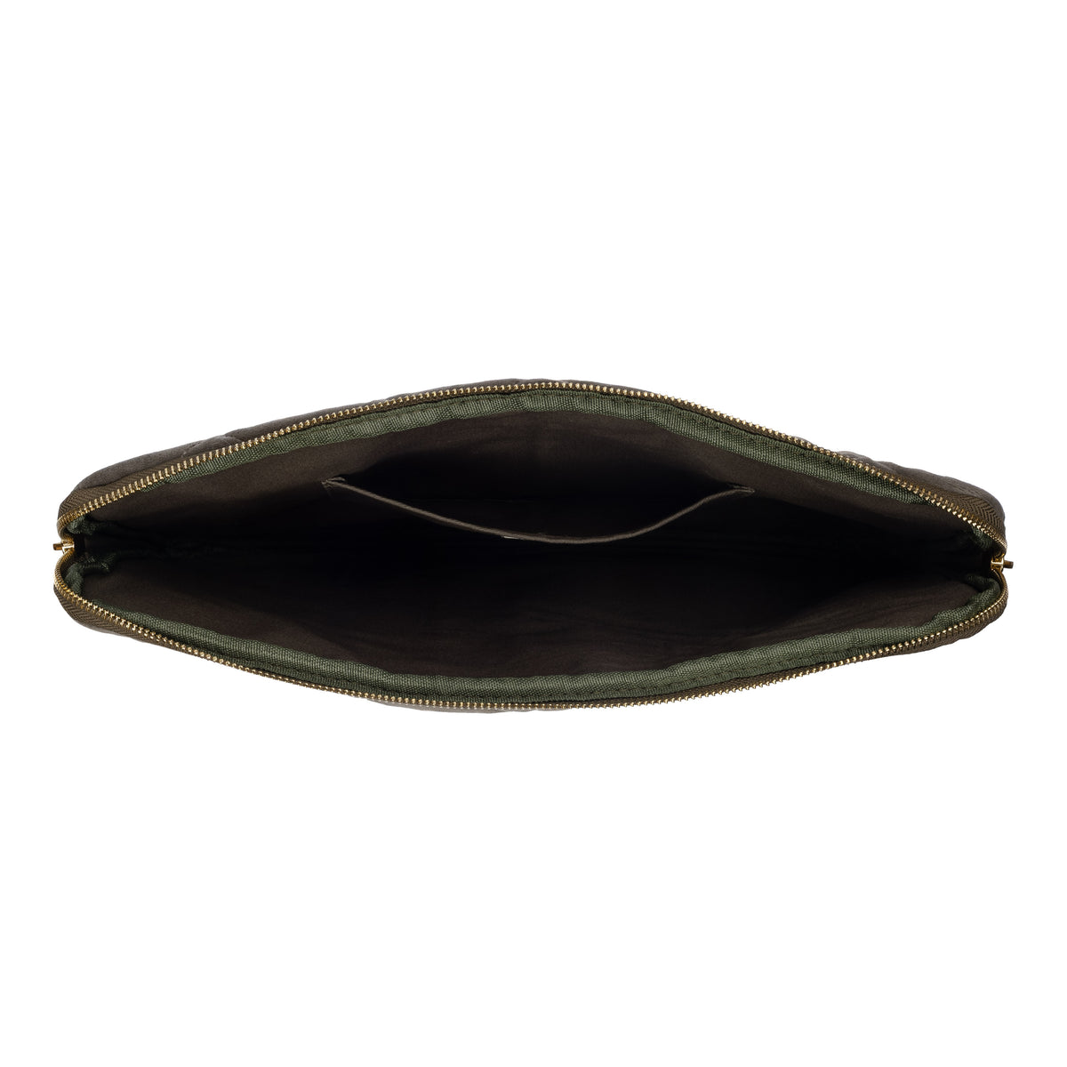 VELVET QUILTED MAC COVER COOL ARMY