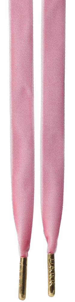 VELVET SHOE LACES ROSE