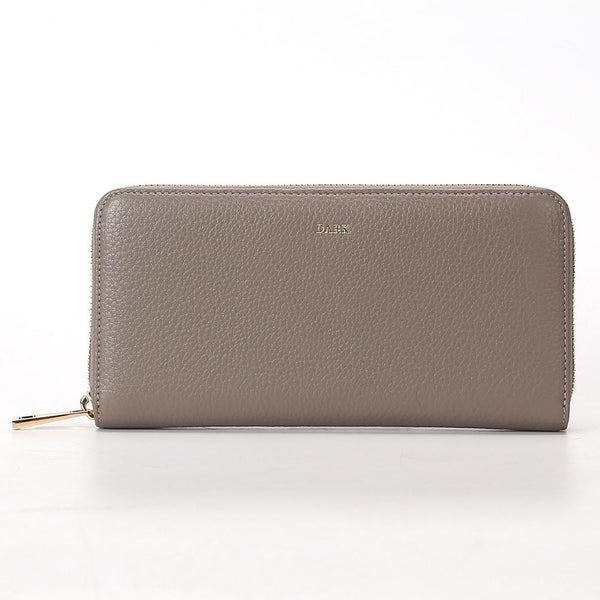 LEATHER WALLET GREY