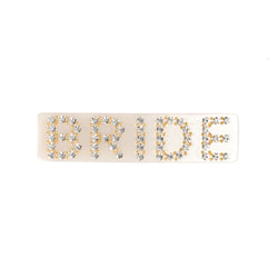 BRIDE HAIR CLIP LARGE SAND