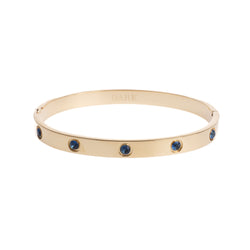 BIG DOT BANGLE NAVY BLUE