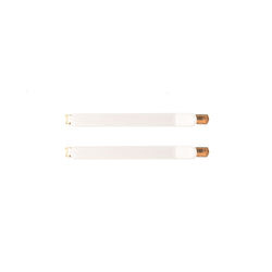 BOBBY PINS 2 PK WHITE