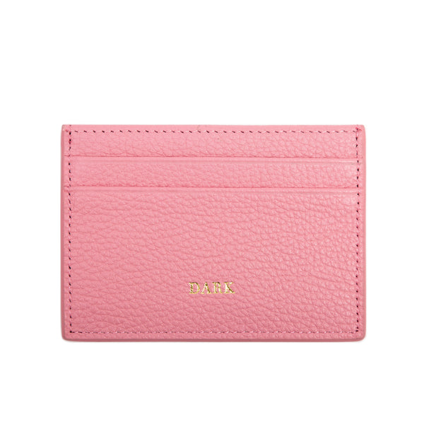 LEATHER CARD HOLDER PALE PINK