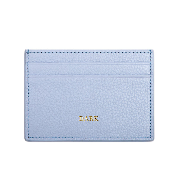 LEATHER CARD HOLDER COOL BLUE
