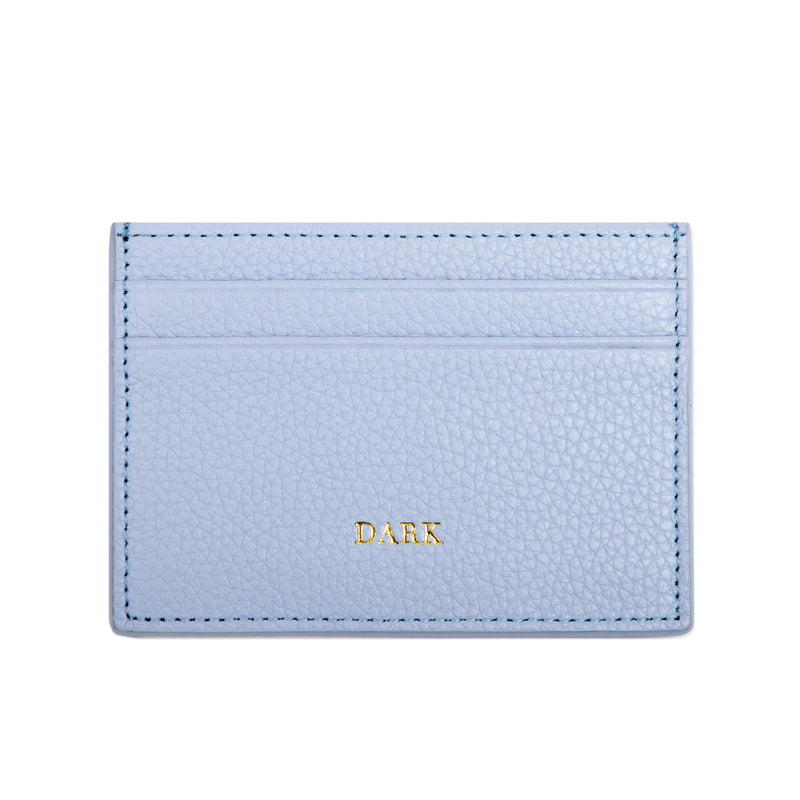 LEATHER CARD HOLDER COOL BLUE LEATHER CARD HOLDER COOL BLUE