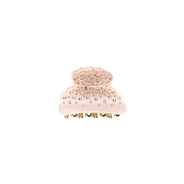CRYSTAL HAIR CLAW SMALL ROSE CRYSTAL HAIR CLAW SMALL ROSE