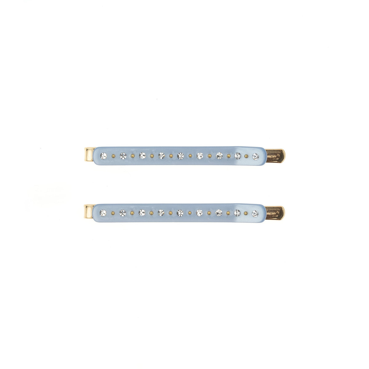 CRYSTAL BOBBY PINS 2 PK 501 BLUE