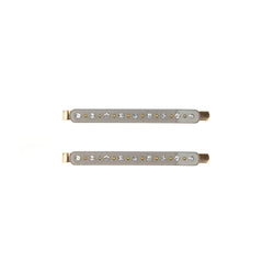 CRYSTAL BOBBY PINS 2 PK LIGHT GREY