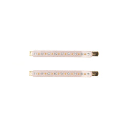 CRYSTAL BOBBY PINS 2 PK PALE ROSE