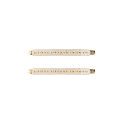 CRYSTAL BOBBY PINS 2 PK SAND