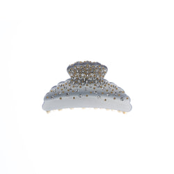 CRYSTAL HAIR CLAW LARGE COOL BLUE