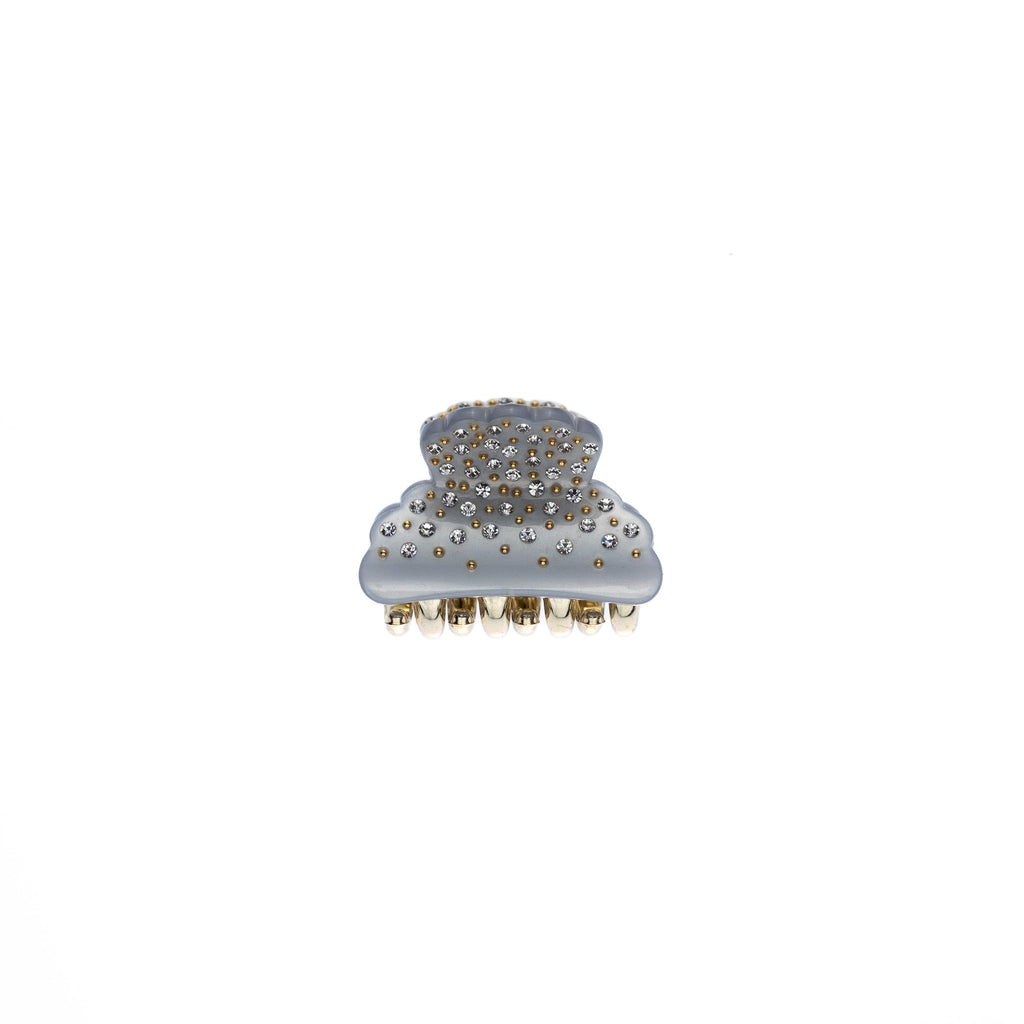 CRYSTAL HAIR CLAW SMALL COOL BLUE CRYSTAL HAIR CLAW SMALL COOL BLUE